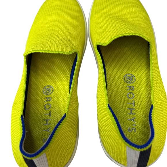 Rothy’s The Original Slip On Sneaker in Electric Lemon 10 - Picture 6 of 9